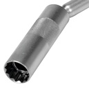 KLUCZ NASADKA DO ŚWIEC 14mm Z PRZEDŁUŻKĄ I MAGNESEM 3/8