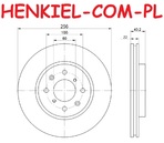 Tarcze hamulcowe wentylowane MIKODA 2113 + KLOCKI MIKODA 71327 - SUZUKI SWIFT IV (FZ, NZ) - OŚ PRZEDNIA