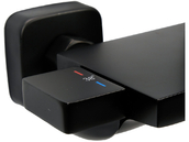 BATERIA PRYSZNICOWA TERMOSTATYCZNA NOIR 2 Z ZESTAWEM PRYSZNICOWYM FALA 75887