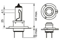 ŻARÓWKA HALOGENOWA BOSCH H7 55W 12V PX26d 1 PURE LIGHT 987302777 