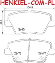 Klocki hamulcowe MIKODA 71169 - HYUNDAI i30 (PDE, PD, PDEN) i30 Hatchback Van (PDE) i30 Kombi (PDE) i30 Kombi Van (PDE) i30 FASTBACK (PDE, PDEN) KIA CEED (CD) CEED Combi Van (CD) CEED Hatchback Van (CD) CEED Sportswagon (CD) PROCEED (CD) PROCEED Combi Van (CD) XCEED (CD) XCEED Van (CD) - OŚ TYLNA