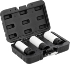 WYKRĘTAKI NASADKI DO USZKODZONYCH OBROBIONYCH ŚRUB DO FELG ALUMINIOWYCH 1/2'' 17mm 19mm 21mm YATO YT-05920