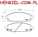 Klocki hamulcowe QUARO QP1234- JEEP COMMANDER (XK) GRAND CHEROKEE III (WH, WK) - OŚ PRZEDNIA