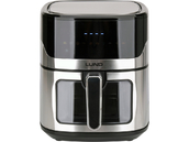FRYTKOWNICA BEZTŁUSZCZOWA AIR FRYER DO SMAŻENIA PIECZENIA 1600W 6,5L CZARNA LUND 67562