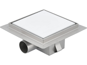 ODPŁYW LINIOWY KWADRATOWY WET&DRY 150X150 MM CHROM FALA 71620