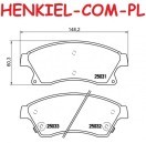 Klocki hamulcowe SAMKO 5SP1581 - OPEL ASTRA J CHEVROLET CRUZE (J300, J308, J305) AVEO (T300) - OŚ PRZEDNIA