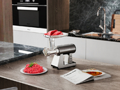 MASZYNKA DO MIELENIA MIĘSA NADZIEWARKA DO KIEŁBASY STAL NIERDZEWNA 5w1 DC 550W LUND 67904