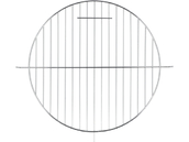 KLASYCZNY OKRĄGŁY GRILL WĘGLOWY, CHROMOWANY RUSZT ROŻEN 36CM LUND 99923 