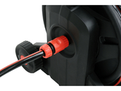 WĄŻ NA WÓZKU 25 M ZWIJANY STOPĄ YATO YT-90120