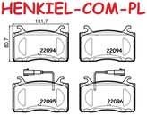 Klocki hamulcowe ATE 13.0460-4894.2   - ALFA ROMEO GIULIA (952_) STELVIO (949_) - OŚ PRZEDNIA