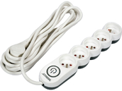 PRZEDŁUŻACZ LISTWA ZASILAJĄCA 5 GNIAZD Z UZIEMIENIEM WYŁĄCZNIK 5M 1,5MM2 STHOR 72358