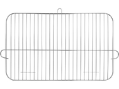 GRILL WĘGLOWY Z PÓŁKĄ RUSZT ROŻEN OGRODOWY 48 X 26.5CM LUND 99919 
