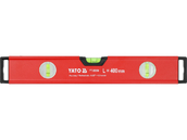 POZIOMNICA ALUMINIOWA 3 LIBELLE Z UCHWTEM 400mm 0,4m 40cm YATO YT-30080