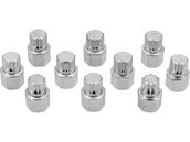 ZESTAW NASADEK NASADKI DO ŚRUB ZABEZPIECZAJĄCYCH VAG AUDI SEAT SKODA VW 10el. YATO YT-060393