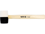 MŁOTEK GUMOWY Z DREWNIANYM TRZONKIEM 300mm 370g YATO YT-4602