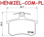 Tarcze hamulcowe pełne MIKODA 0217 + KLOCKI CERAMICZNE QUARO QP4860C - AUDI A6 (4A2, C4) A6 Avant (4A5, C4) - OŚ TYLNA