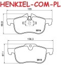 Klocki hamulcowe SAMKO 5SP952 - ROVER 75 (RJ) - OŚ PRZEDNIA