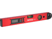 KĄTOMIERZ KĄTOWNIK ELEKTRONICZNY CYFROWY LCD ALUMINIOWY 400mm 0-225˚ YATO YT-71010