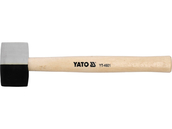 MŁOTEK GUMOWY Z DREWNIANYM TRZONKIEM 291mm 340g YATO YT-4601