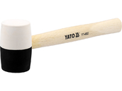 MŁOTEK GUMOWY Z DREWNIANYM TRZONKIEM 300mm 370g YATO YT-4602