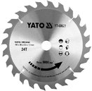 TARCZA DO CIĘCIA DREWNA 185/24T 20MM YATO YT-60621 WIDIOWA