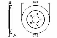 TARCZA KRAFT 6048550 - przód WENTYLOWANA