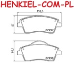 Klocki hamulcowe MIKODA 72451 - VOLVO XC40 (536)  - OŚ PRZEDNIA