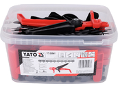 SYSTEM ZACISKÓW KLINÓW KLIPSÓW PODKŁADEK DO POZIOMOWANIA PŁYTEK GLAZURY + SZCZYPCE 200szt. 2mm YATO YT-36941