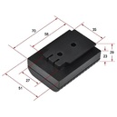 AKUMULATOR BATERIA DO LASERA YT-30417  Li-Ion 4Ah 3,7V YATO YT-30418