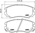 Tarcze hamulcowe wentylowane MIKODA 1119 + KLOCKI QUARO QP7928C ceramiczne - HYUNDAI ix20 (JC) (sys. MANDO) KIA SOUL (AM) VENGA (YN) (sys. MANDO) - OŚ PRZEDNIA