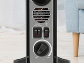 GRZEJNIK ELEKTRYCZNY KONWEKTOROWY PIECYK FARELKA 2000W 230V CZARNY LUND 68651