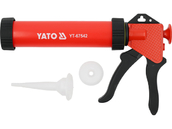 WYCISKACZ RUROWY PISTOLET DO MAS SILIKONÓW KLEJÓW  Z ZAWOREM ODCINAJĄCYM YATO YT-67542 