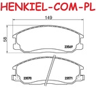 Tarcze hamulcowe wentylowane MIKODA 1137 + KLOCKI QUARO QP6583 - HYUNDAI SANTA FE I (SM) - OŚ PRZEDNIA