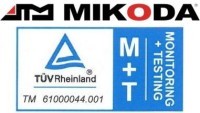 Tarcze hamulcowe pełne MIKODA 1131 + KLOCKI SAMKO 5SP848 - HYUNDAI GETZ (TB) - OŚ TYLNA