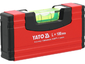 POZIOMNICA MINI KIESZONKOWA MAGNETYCZNA 100mm 10cm YATO YT-30350