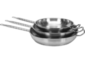 PATELNIA GASTRONOMICZNA ZE STALI NIERDZEWNEJ INDUKCJA GAZ PRĄD 40cm YATO YG-00105