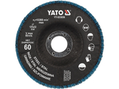 TARCZA DO SZLIFOWANIA ŚCIERNICA INOX P60 125MM NIEBIESKA YATO YT-833006