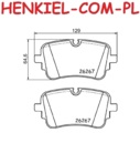Klocki hamulcowe ceramiczne QUARO QP4651C - AUDI  A6 (4A2, C8) A6 Allroad (4AH, C8) A6 Avant (4A5, C8) A7 Sportback (4KA) A8 D5 (4N2, 4N8, 4NC, 4NL) E-TRON Q7 (4MB, 4MG) Q8 (4MN, 4MT) Q8 E-TRON VW TOUAREG (CR7, RC8) - OŚ TYLNA