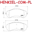 Tarcze hamulcowe wentylowane MIKODA 0582 + KLOCKI QUARO QP3860 - PEUGEOT 308 II 308 II SW - OŚ PRZEDNIA