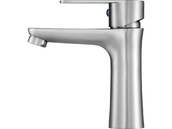 BATERIA UMYWALKOWA STOJĄCA KRAN STEELY 2 SREBRNA INOX FALA 75802