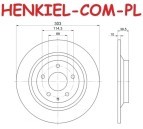 Tarcze hamulcowe pełne QUARO QD3841 + KLOCKI CERAMICZNE QUARO QP6118C - MAZDA MAZDA CX-5 (KE, GH) CX-5 (KF) - OŚ TYLNA