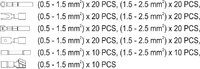 WIELOFUNKCYJNY ŚCIĄGACZ IZOLACJI 205MM + ZESTAW KONEKTORÓW IZOLOWANYCH 190 SZT. YATO YT-23133