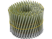 GWOŹDZIE BĘBNOWE DO GWOŹDZIARKI BĘBNOWEJ PIERŚCIENIOWE OCYNKOWANE KOLETOWANE 90mm śr. 2,8mm 3000szt. VOREL 72022