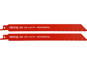 BRZESZCZOTY DO METALU I DREWNA BIM 225 MM 24TPI / 2 SZT. YATO YT-33934