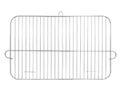 KLASYCZNY GRILL WĘGLOWY Z PÓŁKAMI, CHROMOWANY RUSZT ROŻEN 53X33 LUND 99911 