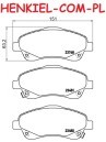 Tarcze hamulcowe wentylowane MIKODA 2243 + KLOCKI BREMBO P83046 - TOYOTA AVENSIS (_T25_) COROLLA VERSO (ZER_,ZZE12_,R1) - OŚ PRZEDNIA