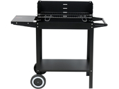 GRILL WĘGLOWY Z PÓŁKĄ RUSZT ROŻEN OGRODOWY 48 X 26.5CM LUND 99919 