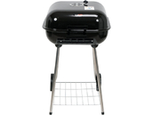 GRILL WĘGLOWY Z POKRYWĄ, CHROMOWANY RUSZT ROŻEN 45X40 LUND 99904 