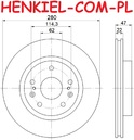 Tarcze hamulcowe wentylowane MIKODA 2138 + KLOCKI MIKODA 72138 - SUZUKI SX4 S-CROSS (JY) VITARA (LY) - OŚ PRZEDNIA