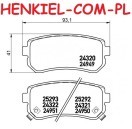 Tarcze hamulcowe pełne MIKODA 1132 + KLOCKI MIKODA 71107 - KIA SPORTAGE (JE_, KM_) - OŚ TYLNA